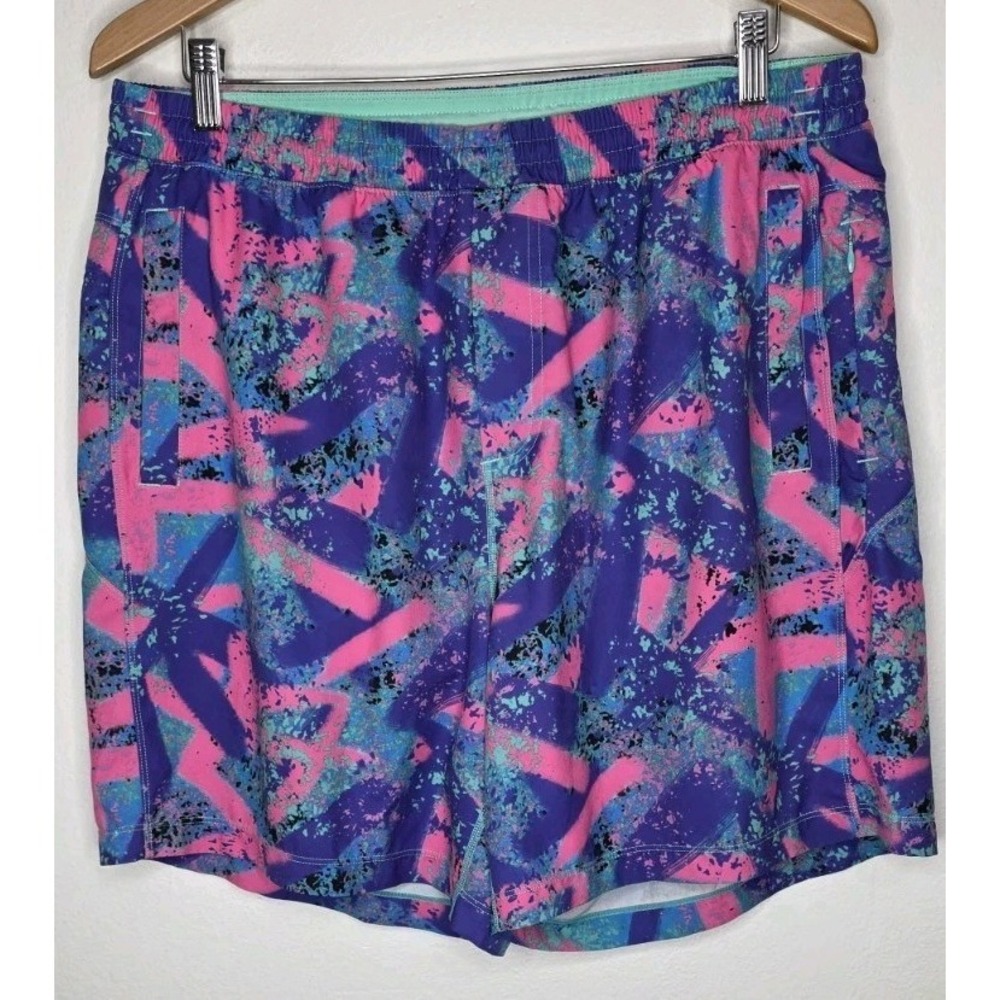 Birddogs Classic Baysiders Multicolor Lined Short Men XXL Retro 80s 90s Y2K Swim